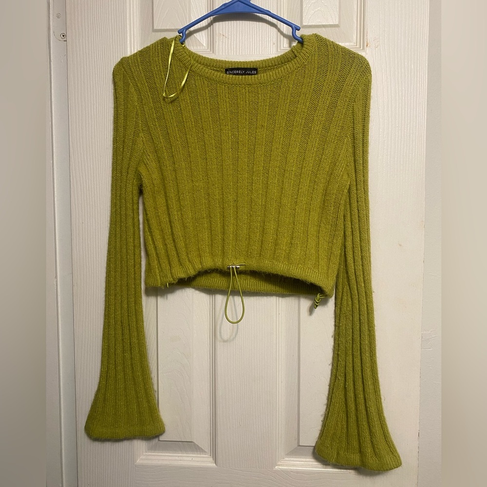 Green sweater